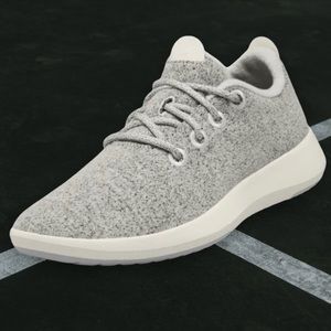 ALLBIRDS Men’s Wool Runner Mizzles — CLASSICS: Dapple Grey (Cream Sole)